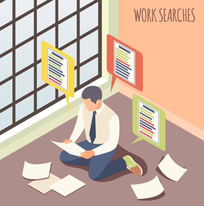 Piled documents and folders